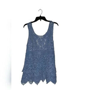 Womens Simply Noelle,  blue swimsuit coverup size medium, excellent condition!!!